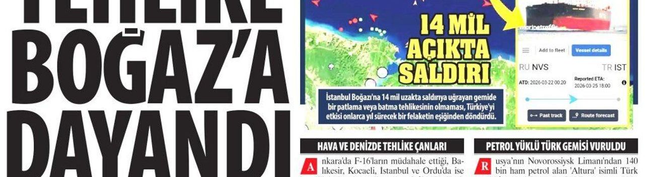 Büyük Bir Felaketin Eşiğinden Döndük: Tehlike Boğaz'a Dayandı