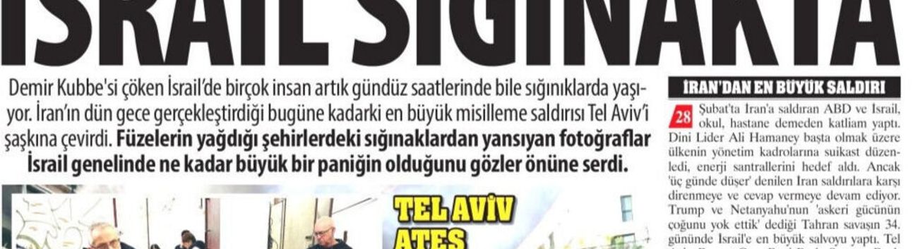 Demir Kubbe Çöktü İran Füzeleri Şehirleri Vuruyor: İsrail Sığınakta