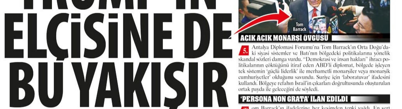 Trump'ın Elçisine de Bu Yakışır: Dünyanın Bu Bölgesi Sadece Tek Bir Şeye Saygı Duyar: Güç