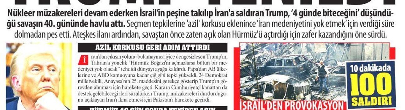 ‘İran Medeniyetini 4 Günde Yok Etmek’ İsteyen Trump Yenildi